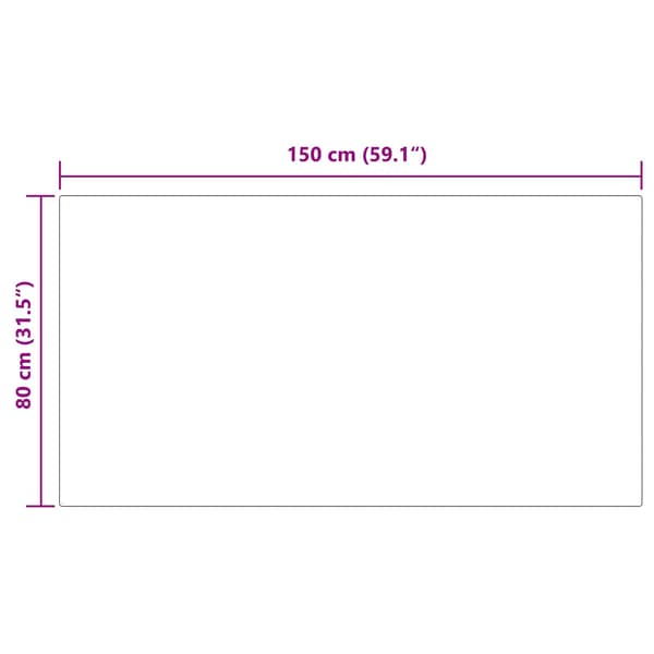 Fuskfäll matta TAFALLA Beige 80 x 150 cm Polyester