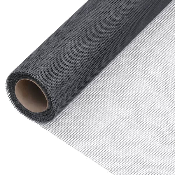 Insektsnät glasfiberplast 60x500 cm grå