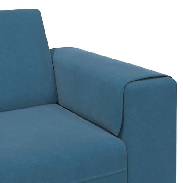 Vardagsrumsoffa Blå 250 x 77 x 76 cm