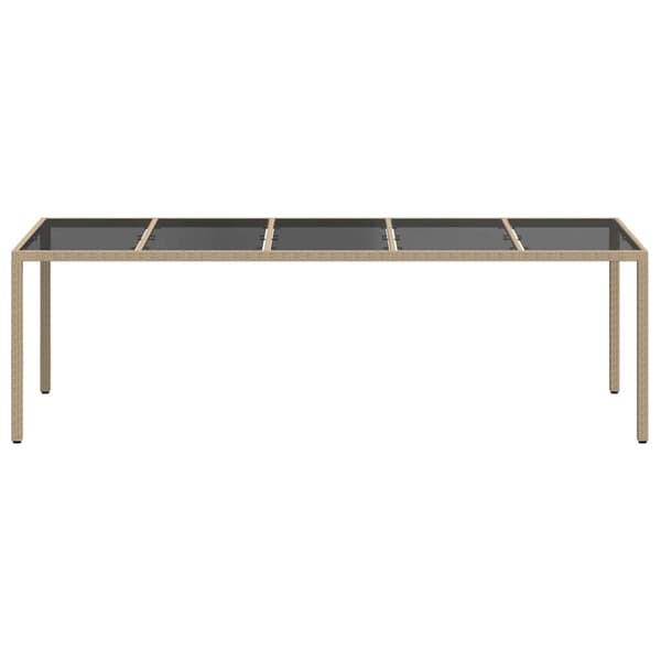 Trädgårdsbord Beige konstrotting