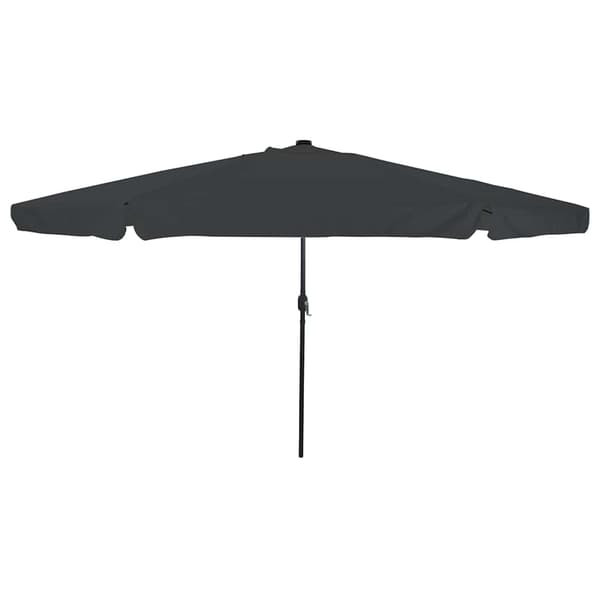 Trädgårdsparasol Antracit 395 x 395 x 245 cm Polyester