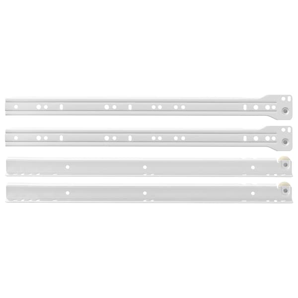 Lådräls 12 pcs Vit 400 mm Stål