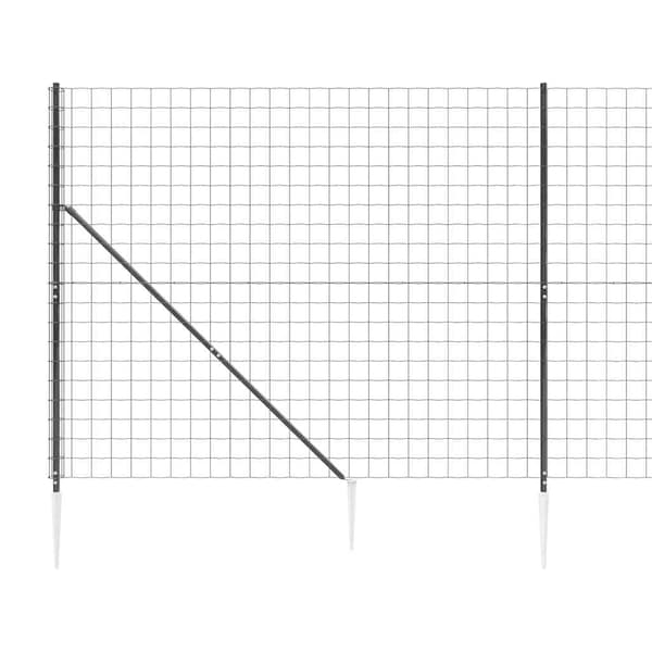 Stängsel med markspett antracit 1,6x25 m
