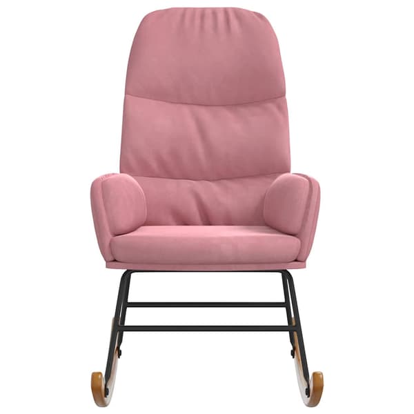 Gungstol rosa sammet