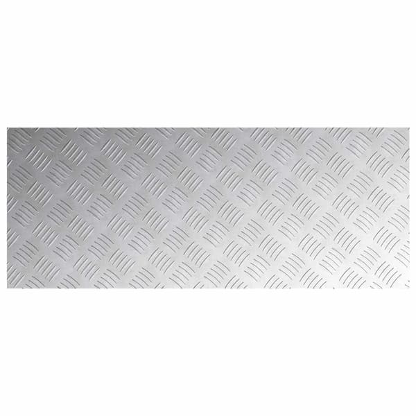 Trappsteg Rektangulär 2 pcs Silver 100 x 40 cm Aluminium