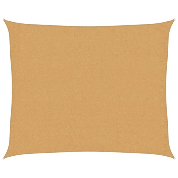 Solsegel 160 g/m² rektangulär sand 2,5x3 m HDPE