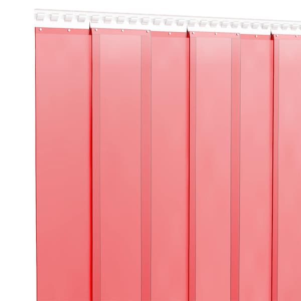 Köldridå röd 300x2,6 mm 25 m PVC