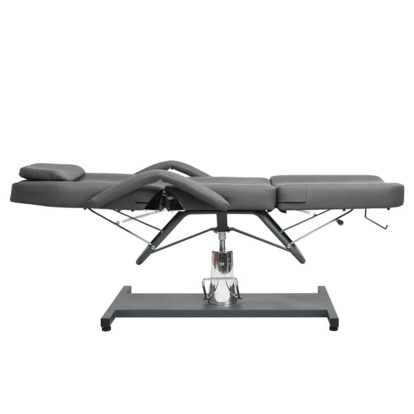 Behandlingsstol grå 180x62x(87-112) cm