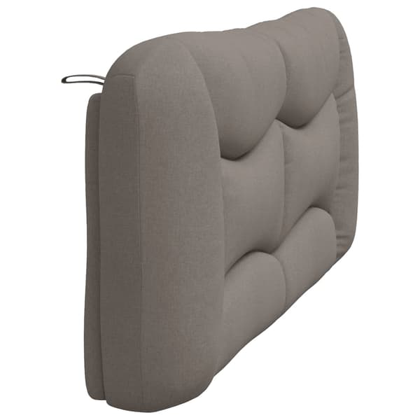 Headboard Cushion "Hvar" Taupe 180 cm Fabric