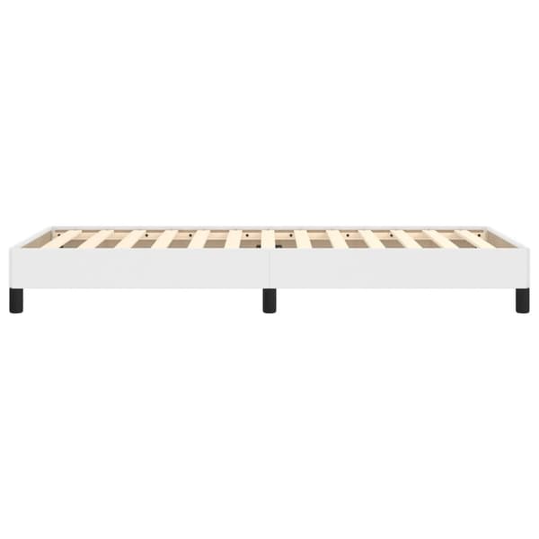 Sängram vit 80x200 cm konstläder