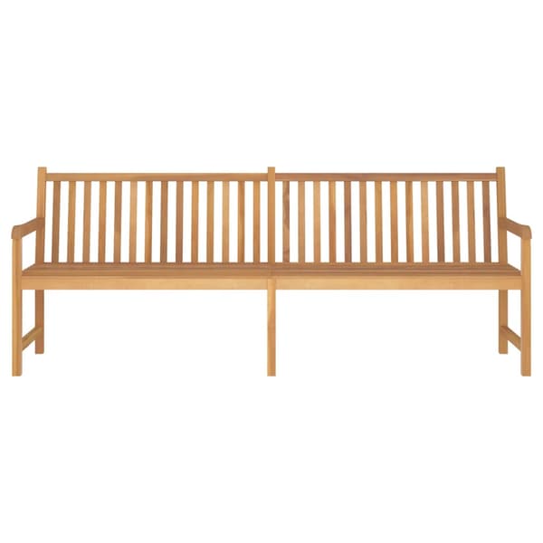 Trädgårdsbänk 228 cm massiv teak