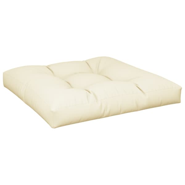 Palldyna gräddvit 70x70x12 cm tyg