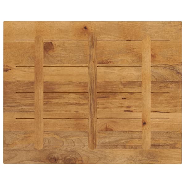 Bordsskiva 90x80x2,5 cm rektangulär massivt mango-trä
