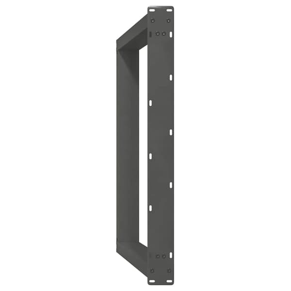 Matbordsben U-formade 2 st antracit 90x(72-73) cm stål