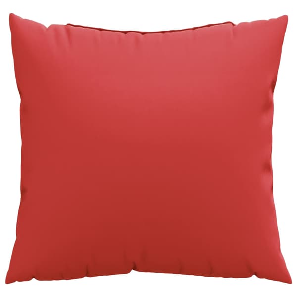 Soffkuddar 4 st röd 60x60 cm tyg