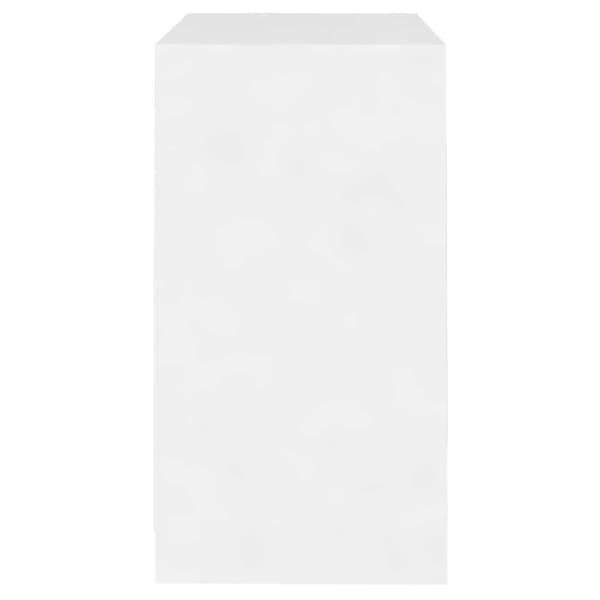 Skänk vit 70x41x75 cm konstruerat trä