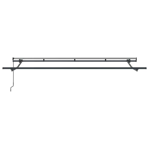 Utfällbar markis Randig Blå 350 x 200 cm tyg