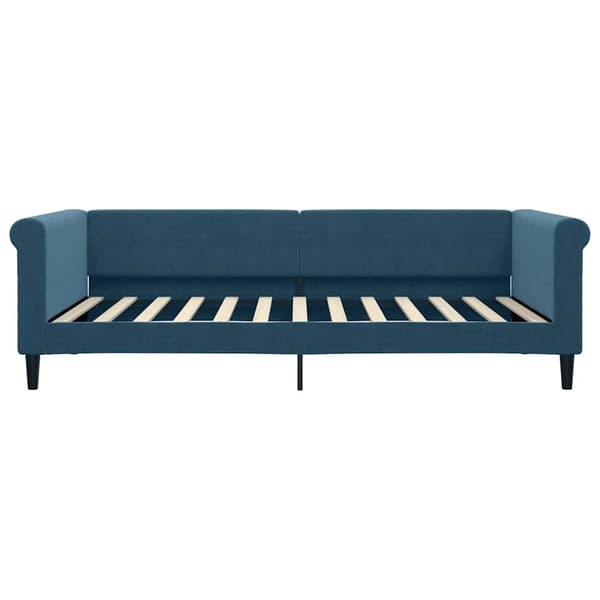 Dagbädd utdragbar blå 100x200 cm sammet