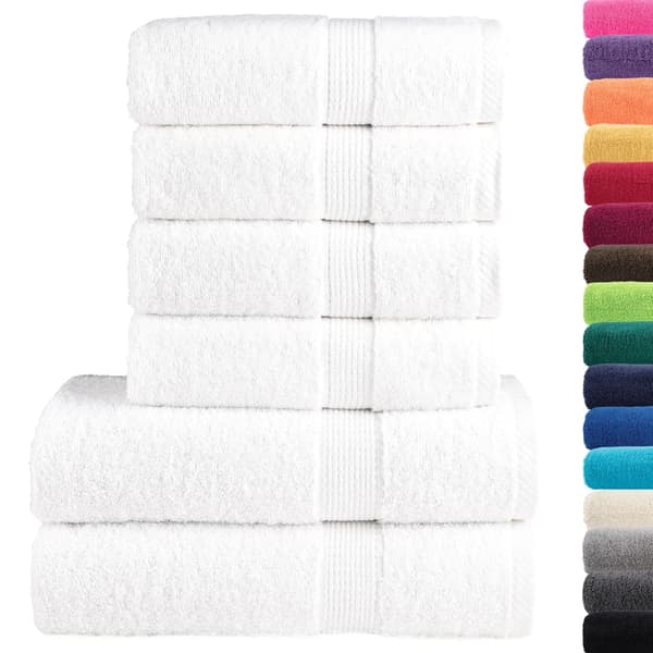 Premium handdukar 6 st SOLUND röd 600 gsm