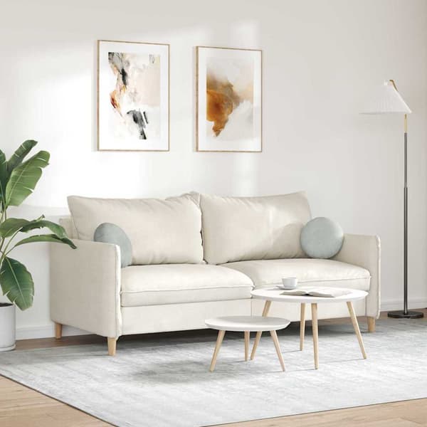 Sittkuddar 2 st Sammet Ljusgrå Ø30 x 13 cm