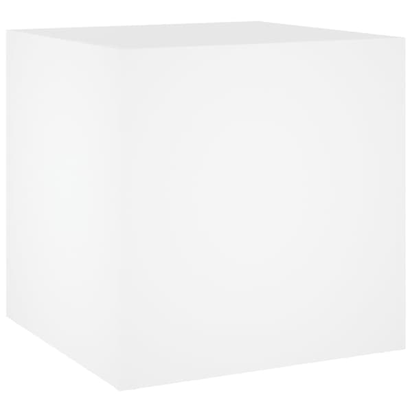 Odlingslåda vit 40x40x40 cm konstruerat trä