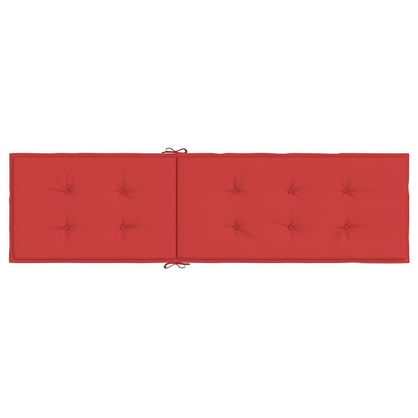 Solsängsdyna röd (75+105)x50x4 cm