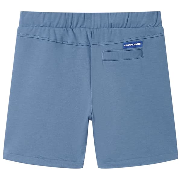 Barnshorts med snöre mörkblå 140