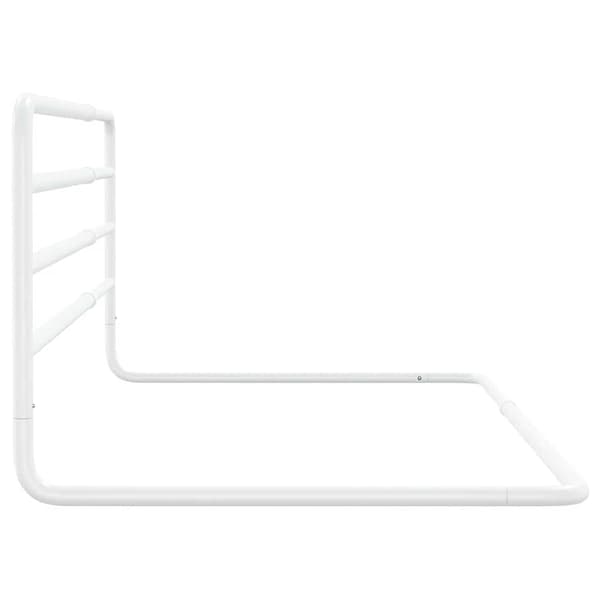 Sängskena för barn vit (76-137)x55 cm tyg