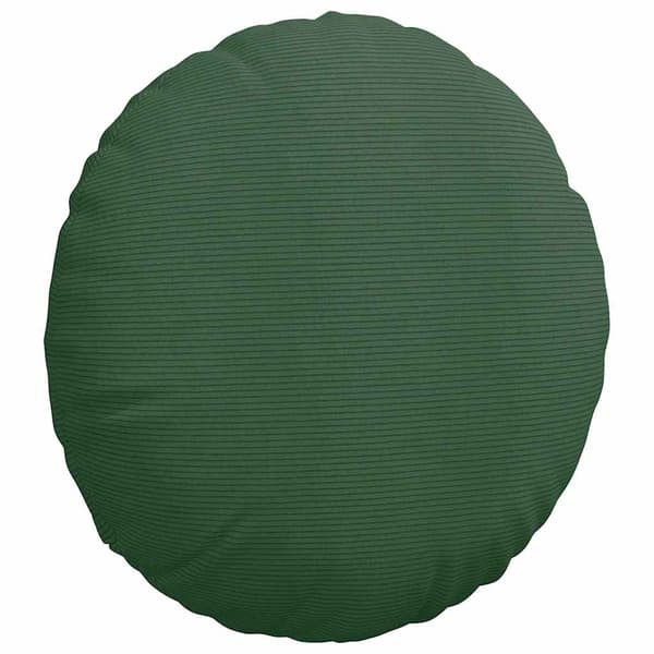 Sittkuddar 2 pcs Mörkgrön Ø 80 cm Kordread tyg
