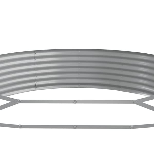Odlingslåda galvaniserat stål 296x140x36 cm grön