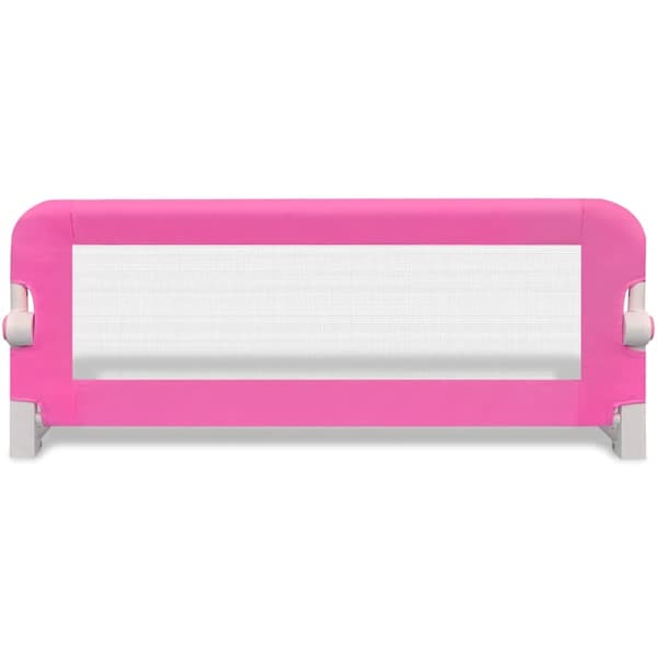 Sängskena för barnsäng 102 x 42 cm rosa