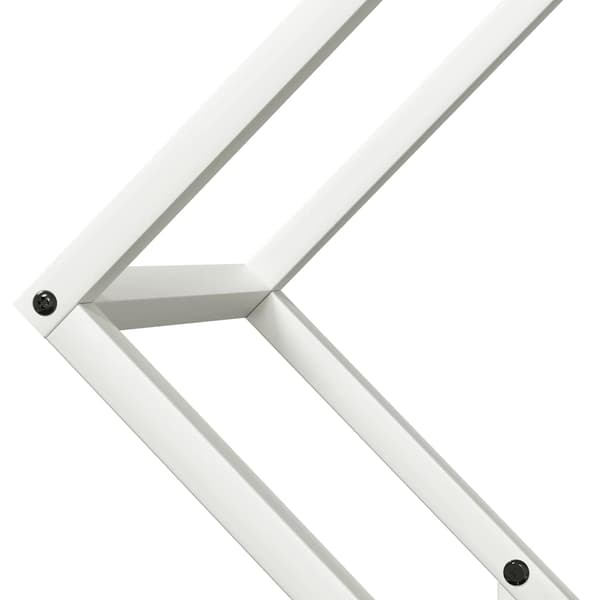 Vedställ vit 60x25x60 cm kallvalsat stål