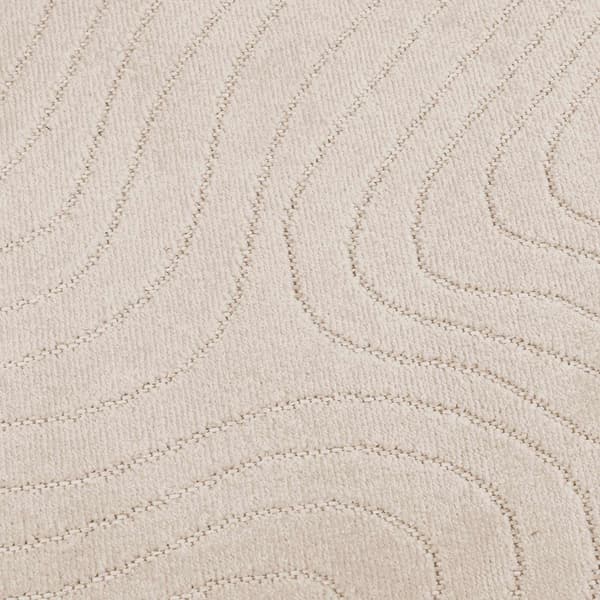 Områdesmattor Rektangulär PALMERAS Beige 200 x 280 cm Polyester