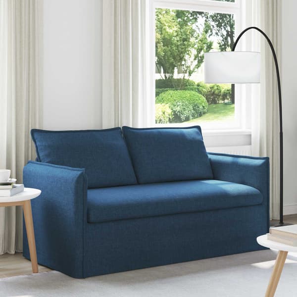 Soffa Blå 156 x 82 x 85 cm tyg