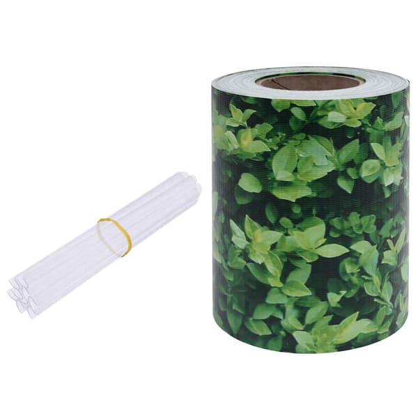 Insynsskyddslist PVC 35x0,19 m Grön