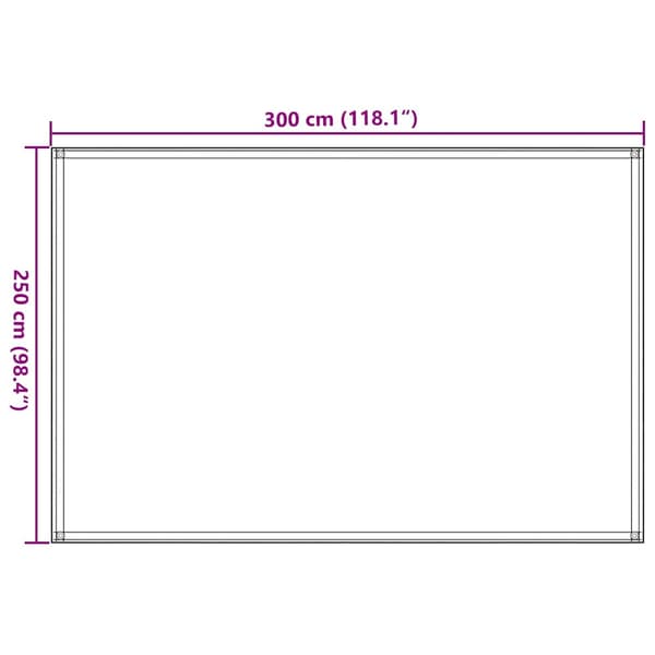 Tältmatta 250x300 cm antracit