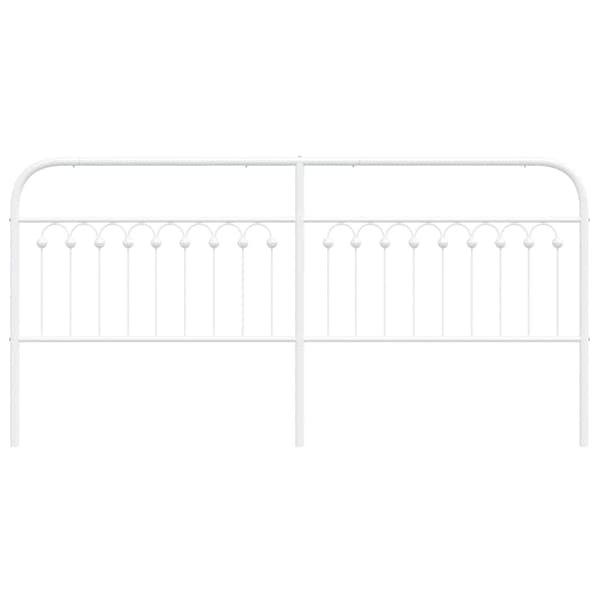 Ersättningsgavel metall vit 200 cm