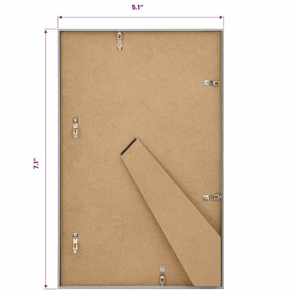 Fotoramar 3 st för bord silver 13x18cm MDF