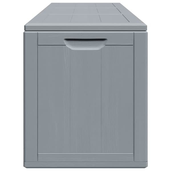Dynbox 270 liter grå PP-träliknande