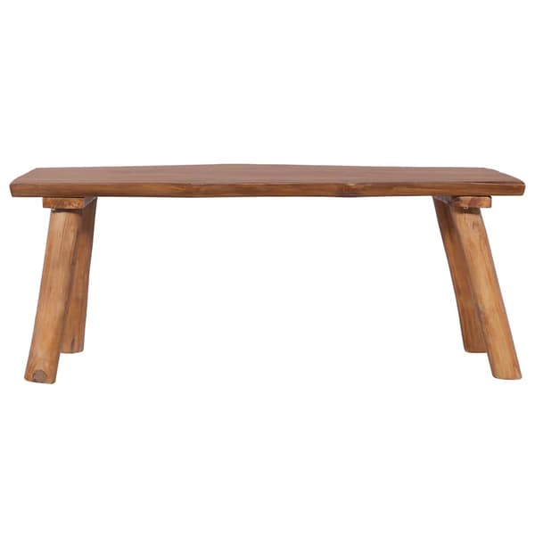 Trädgårdsbänk 120 cm massiv teak