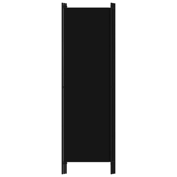 Rumsavdelare 3 paneler svart 150x180 cm