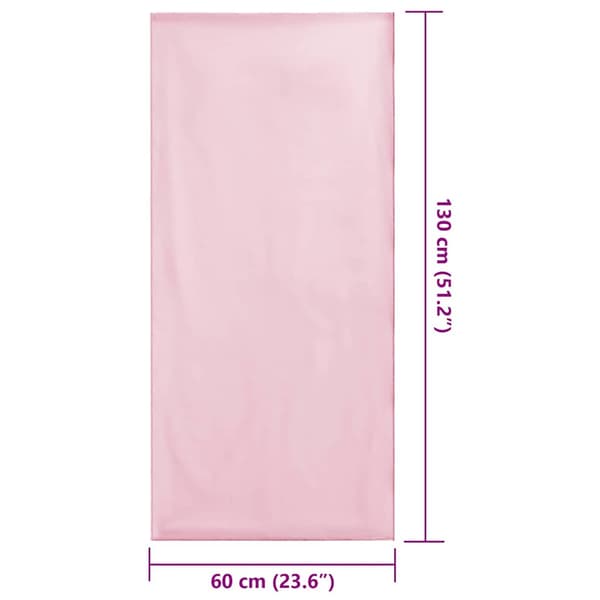 Utomhus Stols Handdukar 2 pcs Rosa 130 x 60 cm