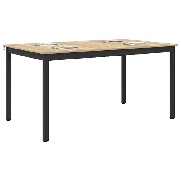 Matbord 150 x 78 x 75 cm METALL