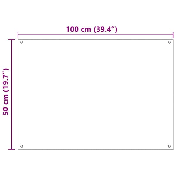 Köksskydd 2 pcs Vit 100 x 50 cm härdat glas