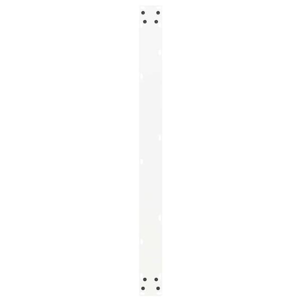 Matbordsben U-formade 2 st vita 100x(72-73) cm stål