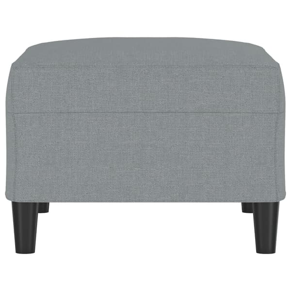Fotpall Ljusgrå 70x55x41 cm tyg