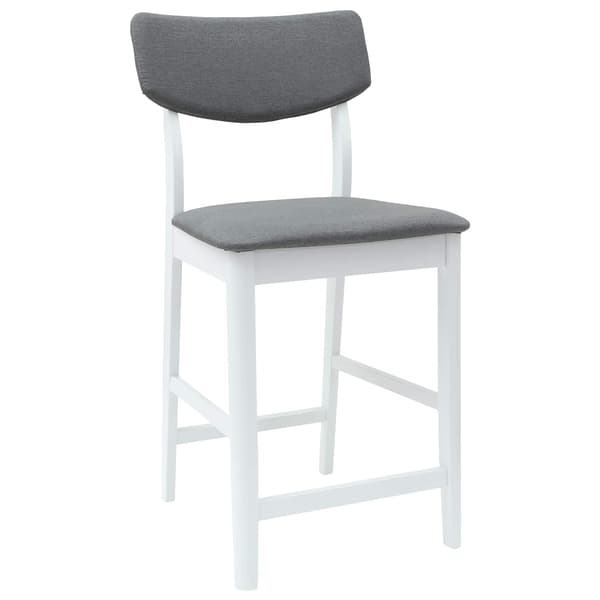 Matstolar 2 pcs Vit 48 x 49 x 95 cm Massiv Gummiträ