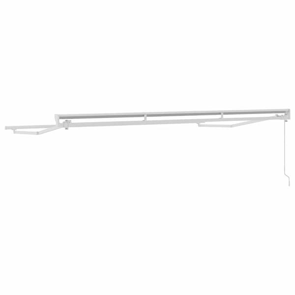 Markisram Justerbar Vit 3,5 x 2 m Stål