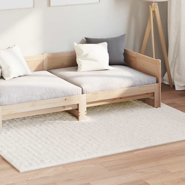 Områdesmattor Rektangulär SIROLO Gräddvit 200 x 140 cm