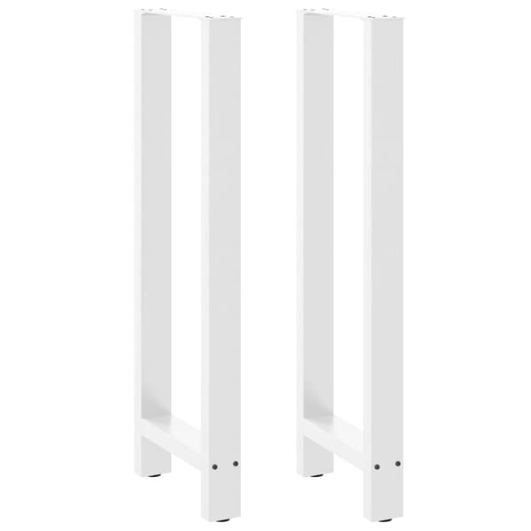 Barbordsben vita 2 st 40x(110-111) cm stål